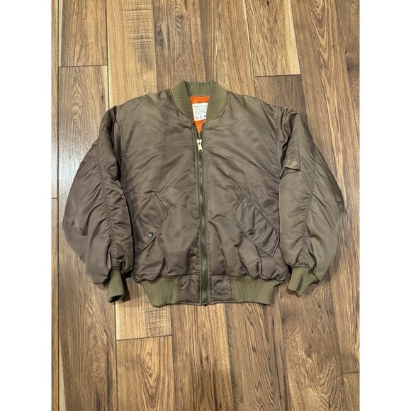 Vintage 70’s U.S. Army Cold Weather Flight Bomber Jacket Men's Size Large - Picture 1 of 8